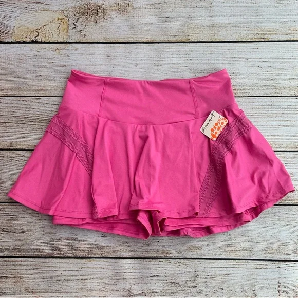 Pink Pleated Active Skort Free People Movement - Picture 1 of 6